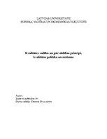 Eseja 'Apmierināts klients ir laimīgs klients', 1.