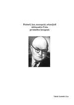 Referāts 'Faktori, kas ietekmēja A.Čaka personības izaugsmi', 1.