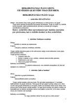 Referāts 'Rehabilitācijas plāns grupā cilvēkiem ar kustību traucējumiem', 1.