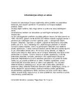 Eseja 'Urbanizācijas cēloņi un sekas', 1.