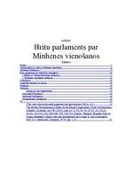 Referāts 'Britu parlaments par Minhenes vienošanos', 1.