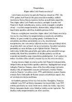 Eseja 'Kāpēc sākās Lielā franču revolūcija?', 1.