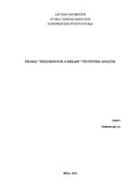 Referāts 'Filmas "Requiem for a Dream" vēstījuma analīze', 1.
