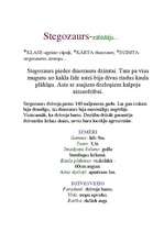 Konspekts 'Dinozauri', 2.