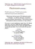 Konspekts 'Dinozauri', 3.