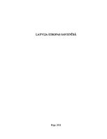 Eseja 'Latvija Eiropas Savienībā', 1.