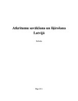 Referāts 'Atkritumu savākšana un šķirošana', 1.