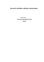 Referāts 'Inovatīvās darbības subjektu raksturojums', 1.