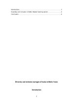 Eseja 'Diversity and inclusion strategies of banks in Baltic States', 2.