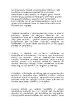 Eseja 'Etniskā un reliģiskā identitāte un to mijiedarbība sabiedrībā', 2.