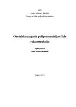 Diplomdarbs 'Ozolnieku pagasta poligonometrijas tīkla rekonstrukcija', 1.