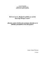 Referāts 'Benelux valstu ekonomiskais stāvoklis un attīstības perspektīvas līdz 2012.gadam', 1.