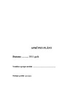 Paraugs 'Aprūpes plāns ķirurģijā', 1.