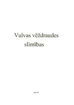 Konspekts 'Vēždraudes slimības ginekoloģijā', 1.