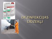Prezentācija 'Dezinfekcijas līdzekļi', 1.