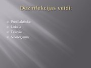 Prezentācija 'Dezinfekcijas līdzekļi', 3.