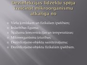 Prezentācija 'Dezinfekcijas līdzekļi', 8.