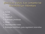 Prezentācija 'Dezinfekcijas līdzekļi', 9.
