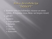 Prezentācija 'Dezinfekcijas līdzekļi', 15.