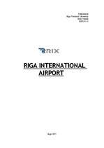 Referāts 'Riga International Airport', 1.