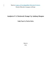 Referāts 'Analysis of "A Clockwork Orange" by Anthony Burgess', 1.