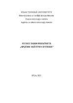 Biznesa plāns 'Apģērbu ražotnes izstrāde', 1.