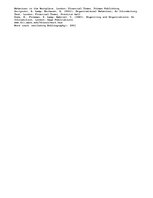 Eseja 'The Individual and the Organisation: Selection and Choice', 4.