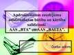 Prezentācija 'AAS "BTA" un "BALTA" īpašuma apdrošināšanas zaudējumu atlīdzības būtība un kārtī', 1.