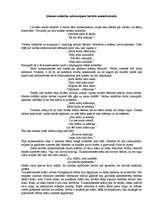 Eseja 'Ģimenes attiecību raksturojums latviešu tautasdziesmās', 1.