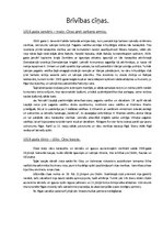 Konspekts 'Brīvības cīņas', 1.