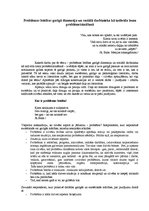 Eseja 'Problēmas būtības garīgā dimensija un sociālā darbinieka kā indivīda loma problē', 1.