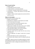 Referāts 'Meetings', 6.