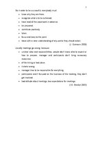 Referāts 'Meetings', 7.