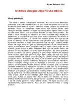 Eseja 'Ievērības cienīgais Jāņa Poruka stāstos', 1.