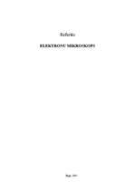 Referāts 'Elektronu mikroskops', 1.
