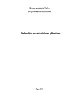 Referāts 'Pašvaldības tūrisma plānošana Krimuldas novadā', 1.