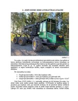 Referāts 'John Deere 1010D un 1270D meža mašīnu analīze', 10.