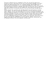 Eseja 'A Comparison of East Timor and the Philippines with Respect to what Languages Ar', 1.