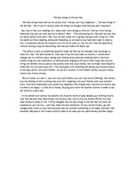 Eseja 'The Best Things in Life Are Free', 1.