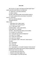 Konspekts 'Alberts Bels', 1.