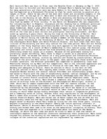 Eseja 'A Paper on Karl Marx', 1.
