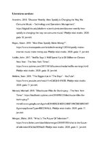 Referāts 'Referāts par straumēšanas attīstību pasaulē', 8.