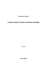 Referāts 'Jaunākie pētījumi sociālajā un juridiskajā psiholoģijā', 1.