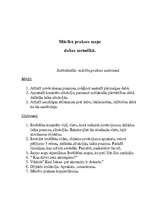 Prakses atskaite 'Mācību prakses mape dabas metodikā', 1.