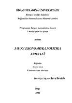 Referāts 'Jaunā ekonomiskā politika Krievijā', 1.