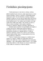 Konspekts 'Fizikālais piesārņojums', 1.