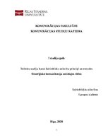 Referāts 'Stratēģiskā komunikācija sociālajos tīklos', 1.