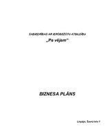 Biznesa plāns 'Biznesa plāns tūrisma aģentūrai Liepājā', 3.