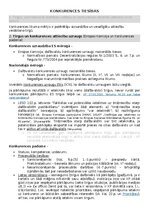 Konspekts 'Konkurences tiesības', 1.