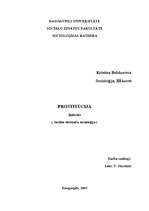 Referāts 'Prostitūcija', 1.